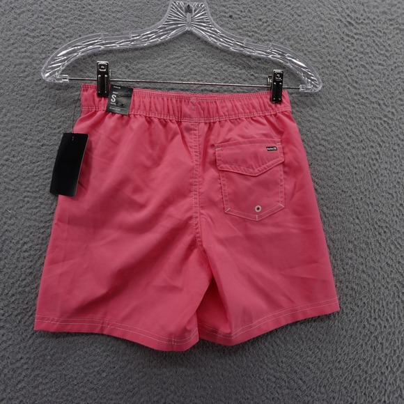 Hurley Boy's Swim Trunks Shorts Size S Faded Coral‎ 4-Way Stretch NWT - Picture 2 of 14